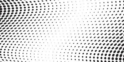 Wavy halftone pattern vector