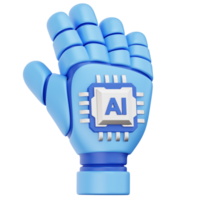 Ai glove with ai chip on it png