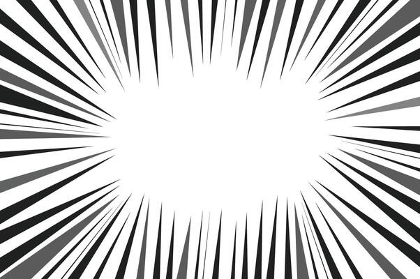 Comic Books Motion Speed Lines Illustration