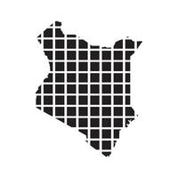Kenya Map Icon element symbol vector