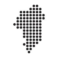 Greenland Map Icon element design vector
