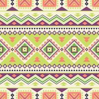 Tribal striped seamless pattern. Aztec geometric background. Can be used in textile design, web design for making of clothes, accessories, decorative paper vector