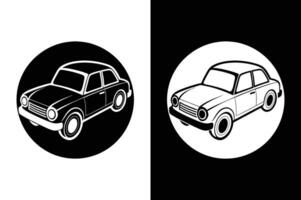 Versatile Auto Vehicle Icon. Sleek Silhouette for Web and Print vector
