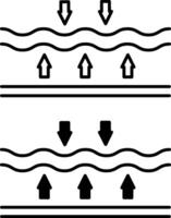 Elastic Fabric Icons. Black And White Illustration. Materials That Are Different In Their Ability To Stretch And Restore Their Shape. Material Characteristics Concept vector