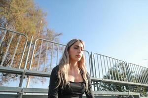 Gentle Wind Brushes Against a Tearful Face photo