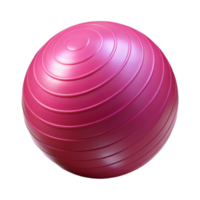 dramatic rustic Exercise Ball Bright Pink Isolated Element high resolution png