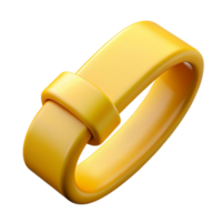 impressive abstract Exercise Band Yellow Elastic Isolated Element high quality png