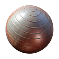 vibrant traditional Exercise Ball Isolated with Inflated Design exclusive png