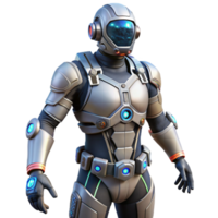 vibrant modern Exoskeleton Suit with Power Assist Functionality Transparent genuine png