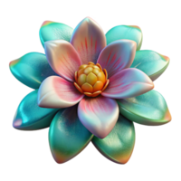 beautiful classic Exotic Flower Transparent Background with Vibrant Colors original png