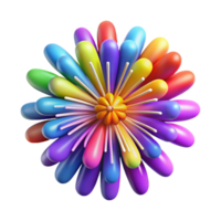 wonderful abstract Fireworks Display Colorful Explosions Isolated Element high resolution png