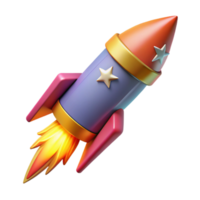 vibrant vintage Fireworks Rocket Launching with Transparent Background authentic png