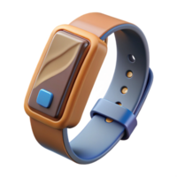 serene minimalist Fitness Tracker Displaying Steps Transparent Background high resolution png
