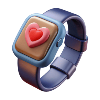 elegant kreativ Fitness Tracker zeigen Herz Bewertung ausgeschnitten hoch Auflösung png