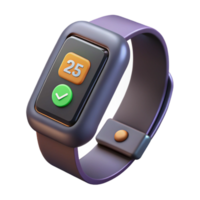 impressive creative Fitness Tracker with Step Count Display Transparent Element high resolution png