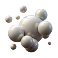 magnificent creative Floating Bubbles Symbolizing Thoughts with Transparent Background Isolated exclusive png