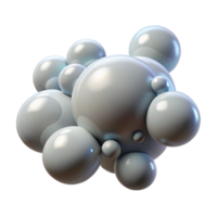 magnificent artistic Floating Bubbles Symbolizing Thoughts with Transparent Background Isolated professional png
