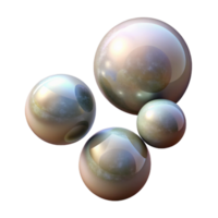 impressive vintage Floating Orbs Representing Positive Energy with Transparent Background Isolated high resolution png