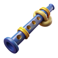 magnificent classic Flute with Keys Isolated Element high quality png