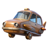 wonderful creative Flying Car with Vertical Takeoff and Landing Isolated Transparent Background authentic png