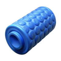 impressive abstract Foam Roller Blue Dense Isolated Element authentic png
