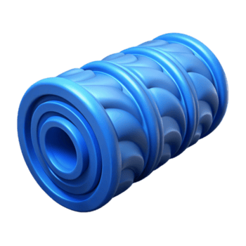 wunderbar künstlerisch Schaum Walze Blau Muskel Wiederherstellung ausgeschnitten Fachmann png