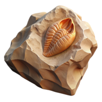 extraordinary traditional Fossil Embedded in Rock Transparent Background authentic png