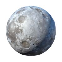 serene abstract Full Moon Phase Isolated on Transparent Background genuine png