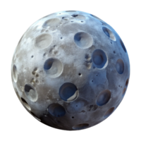 magnificent vintage Full Moon Isolated with Craters high resolution png
