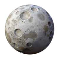 serene vintage Full Moon with Visible Craters Transparent Background detailed png