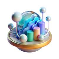 stunning classic Futuristic Data Stream Visualization Transparent Background genuine png