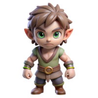 extraordinary abstract Game Character Sprite Idle Pose Isolated professional png