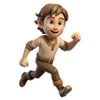magnificent traditional Game Character Sprite Running Pose Transparent Background original png