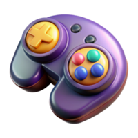 impressive minimalist Game Controller Buttons Isolated with Colorful Design 4K png