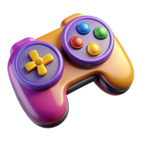 deslumbrante minimalista jogos controlador botões multicolorido topo Visão Cortar fora profissional png