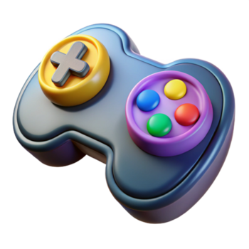 vivace artistico gioco controllore pulsanti multicolore superiore Visualizza ritagliare alto risoluzione png