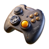 dramatic classic Game Controller Buttons Xbox Style Black Isolated Background professional png