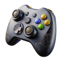 vibrante abstrato jogos controlador botões xbox estilo Preto isolado fundo Alto qualidade png