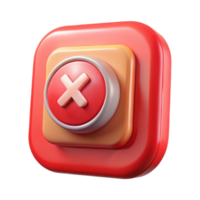 beautiful abstract Game Exit Button Red Color Isolated original png