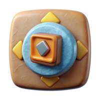 wonderful modern Game Level Up Icon Green Gradient Cutout high quality png