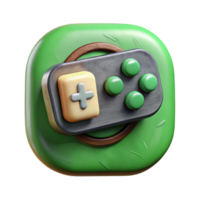 wonderful abstract Game Save Icon Green Color Cutout authentic png