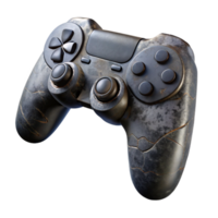 wonderful artistic Gaming Controller Black Isolated Transparent Element 4K png