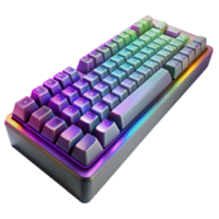 magnificent traditional Gaming Keyboard Rgb Lighting Isolated high quality png