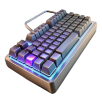 elegant rustic Gaming Keyboard with Backlighting Cutout authentic png