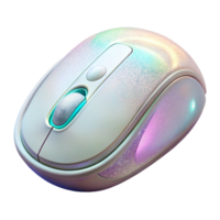 extraordinary traditional Gaming Mouse Wireless White with Rgb Lighting Cutout Element 4K png