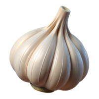 dramatic abstract Garlic Clove Isolated on Transparent Background genuine png