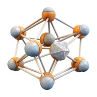 magnificent minimalist Geometric Ai Network Nodes Connected Transparent Background professional png