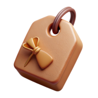 extraordinary abstract Gift Tag Design Cutout on Transparent Background high resolution png
