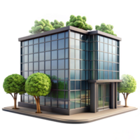 magnificent abstract Glass Facade Building Reflection Cityscape Transparent Background high quality png