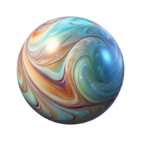serene rustic Glass Marble with Swirls of Color Element high resolution png